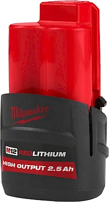 Milwaukee M12 HB2.5 HIGH OUTPUT 12V 2.5 Ah