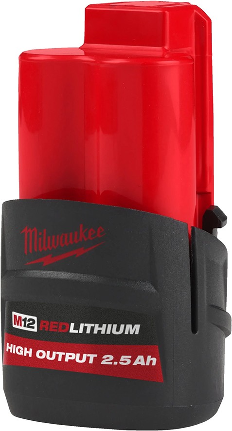 Milwaukee M12 HB2.5 HIGH OUTPUT 12V 2.5 Ah