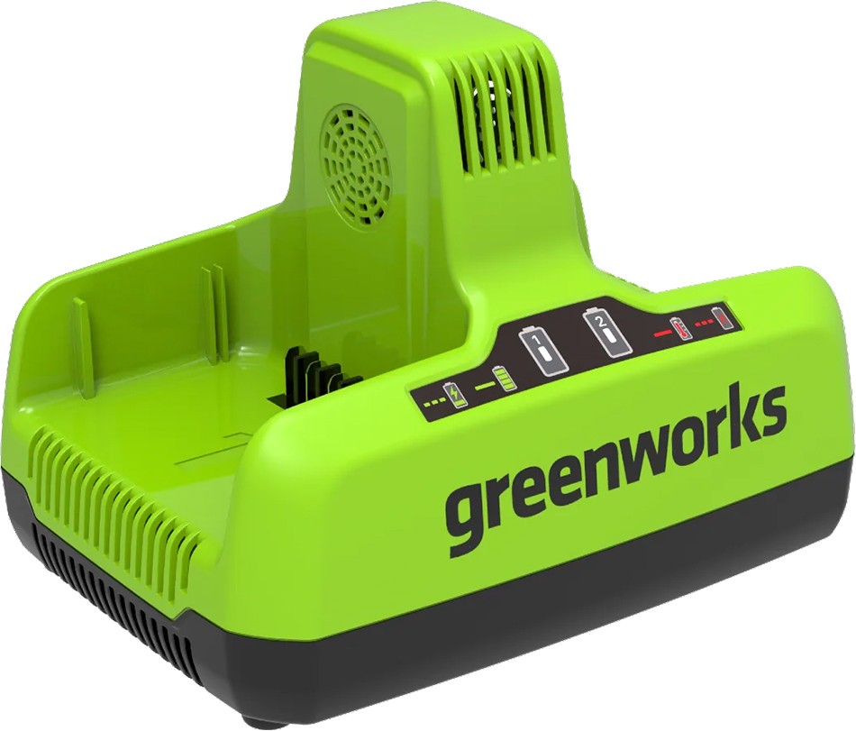 Greenworks G60X2UC6 60V 6A Dual Slot Charger